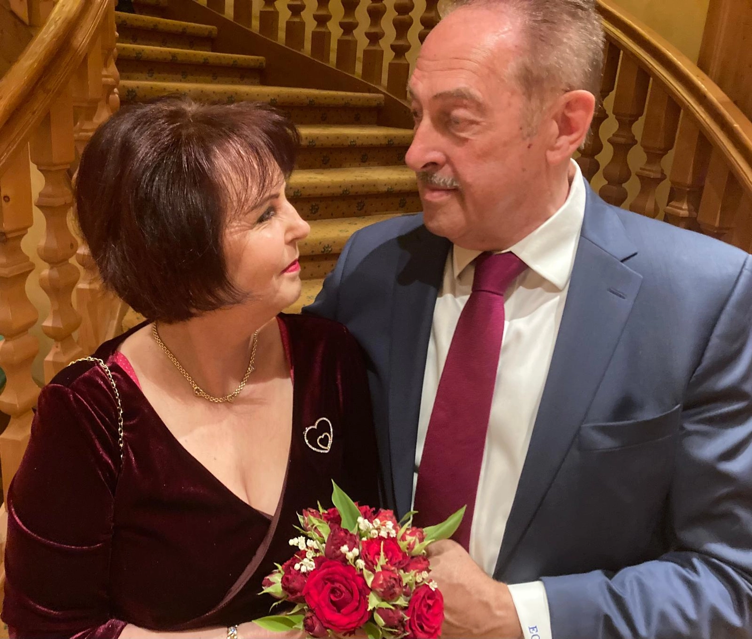 Foto von der Besitzerin  und ihrem Mann